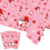 Valentine's Day Tablecloth Heart Design 3 Pack 54x108 Inch 1