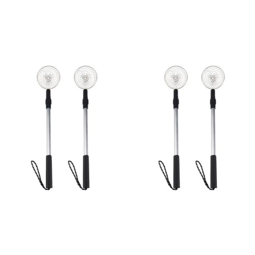 4Pcs Beach Scoop for Beachcombing Collect Seashell Rocks Sifting,Extra Long Telescoping Shovel