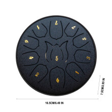 Solacol steel tongue drum 6-inch 11-tone