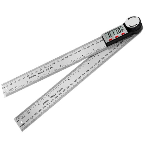 Digital Angle Ruler Stainless Steel 300mm