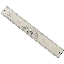 Centering Rule Stainless Steel 300 mm Precision