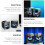 PATKAW wired desktop speakers compact 2 pcs 2