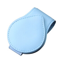 Huixinou Car Sun Visor Sunglass Hanger Clip Leather 1pc