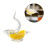QuLuJing lemon extractor bird-shaped clear 1 piece 1