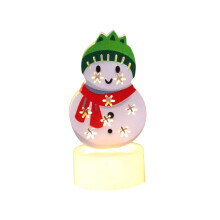 Christmas LED night light ornament Santa snowman