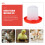 Chicken Feeder and Waterer Set for Poultry 2-Piece 5