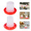 Chicken Feeder and Waterer Set for Poultry 2-Piece 6