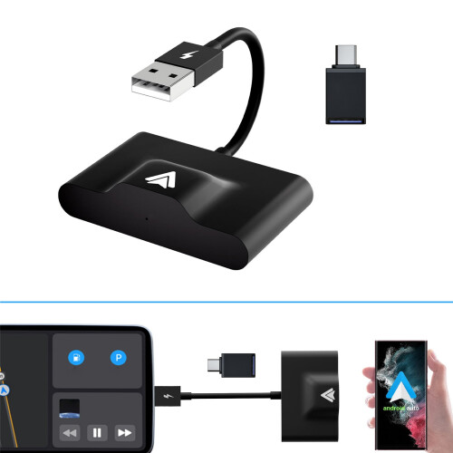 Android Auto Wireless Adapter for Wired Cars 1 Pack 1