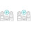 Geometric Ruler Set Plastic 8 Pieces 1