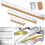 Stainless Steel Ruler with Cork Backing 3-Piece Set 1