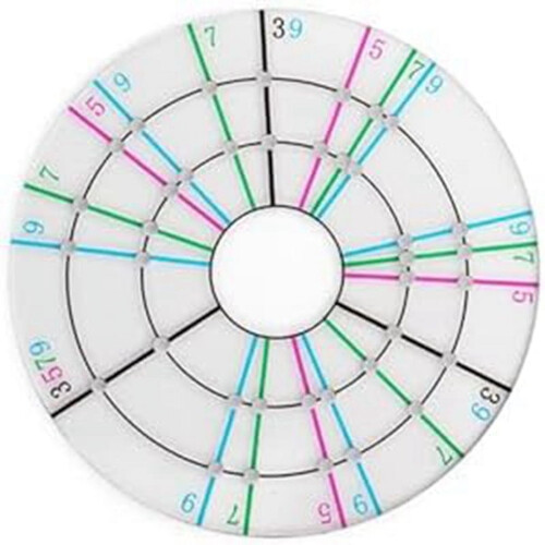 Clay Divider Tool Rotary Circle Protractor 1pc