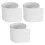 Blinds Accessories White PVC Sliding Door 3 Pcs 1