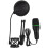 PATKAW condensator gamingmicrofoon zwart 1 set 2