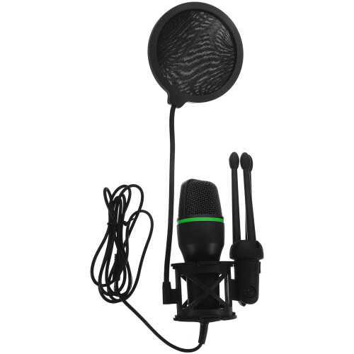 PATKAW condensator gamingmicrofoon zwart 1 set 2