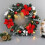 Patgoal Christmas wreath with LED lights battery powered 2