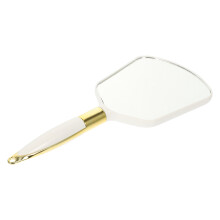 Handtag för sminkspegel, speglar, paraffinvax, stövlar, Miss Handheld White Abs