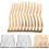 Gold Side Hair Combs for Brides 4pcs 1