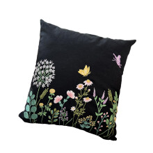 Embroidery Pillow Cover Kit for Beginners, Semi-finished