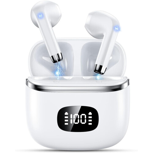 Wireless Earbuds Bluetooth 5.3 with 40H Playtime LED Display