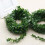 Green leaf wire garland artificial 7.5m 1