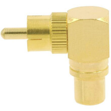 RCA Male to Female 90-Degree Right Angle Adapter 3 Pack