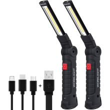 Rechargeable LED Work Light with Magnetic Base 5 Modes 2