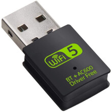 USB WiFi Bluetooth Adapter 600Mbps Dual Band 2.4/5GHz