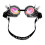 Steampunk-Brille mit Regenbogenkristallgläsern 6