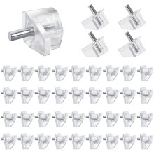 Shelf Pins Clear 3 mm 20 Pieces