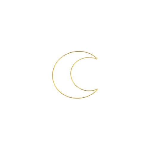 Metal macrame moon hoop for dreamcatcher DIY craft ring 2