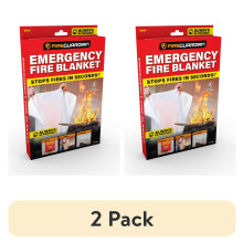 FireGuardian emergency fire blanket 2 pack