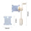 Plastbroderigarnspoler med spole 500 stk. 4