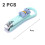 QUTETN fingernail clipper set sharp and cute 2 pcs 2