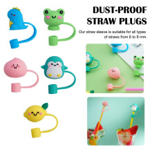 Silicone Straw Cap for Reusable Cups 1 Piece