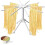 Pasta Drying Rack Collapsible 10-Arm Spaghetti Stand 4