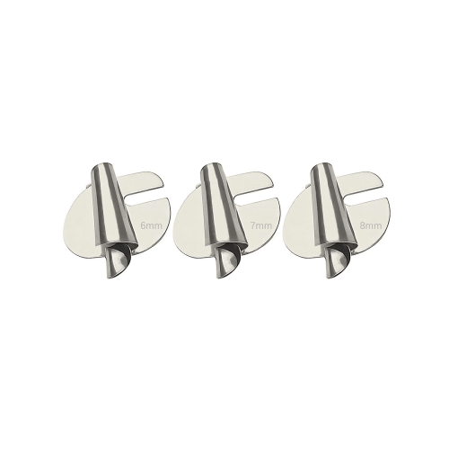 Rollsaumfuß 3 mm bis 8 mm, 6 Größen 2