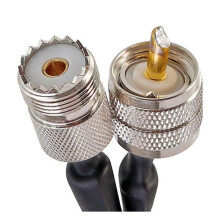 UHF coaxial cable male to female 40cm