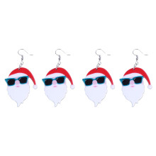 Santa Claus Ear Studs Christmas Theme 2 Pairs