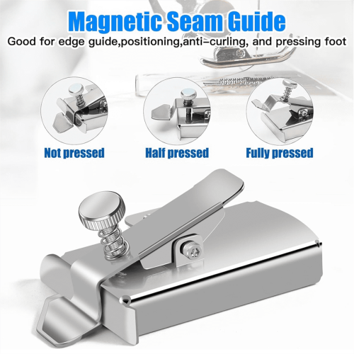 Magnetisk sømguide til symaskine universal 1 stk. 2