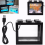 OUSITAI aquarium pour poissons betta noir LED rechargeable USB 5