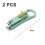 QUTETN fingernail clipper set sharp and cute 2 pcs 2