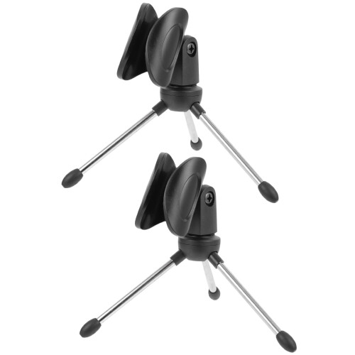 Microphone Stand Tripod Metal Plastic 4 pcs