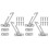 Window Stopper Lock Concealed Restrictor 4 pcs 1
