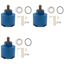 3X 46048000 Vervangende Kraanpatroon voor Grohe Eenhendelmengkraan, Eenhandsmengkraan met Keramische Patroon