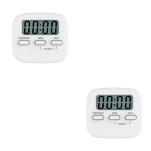 Digital Stopwatch Classroom Timer White 4 Pcs