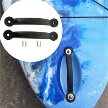 4x Asas Negras para , Asas Laterales para Equipaje de , para Kayak, Canoa, Herramientas de Pesca, Accesorios para .
