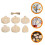 Wooden Pumpkin Cutouts Unfinished 30 pcs 2