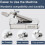 Set di 2 guide magnetiche per cuciture per macchina da cucire 3