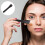 Black contouring makeup brush portable wooden handle 6