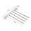 LNKOO Wall Mounted Swing Towel Rack 4-Bar Rotatable 2